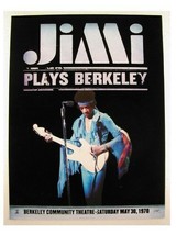 Jimi Hendrix Poster Black Velvet Promo Berkeley Jimmy - £70.78 GBP