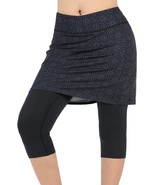 ANIVIVO Skirted Legging for Women, Yoga Legging with Skirts Size L Gray ... - £11.83 GBP