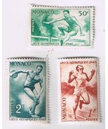 Stamps Monaco 1948 Olympic Games 204-206 MNH - £1.70 GBP