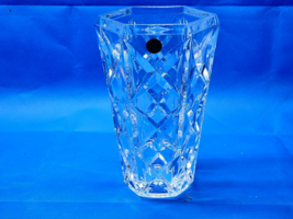 Beautiful LUMINARC Cristal D’Arques 10” Cut Crystal Hexagon Beveled Rim ... - $38.58