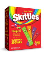 Skittles Singles to Go Drink Mix Variety Pack 30-CT WITH 4 Flavors SAME-... - $12.24