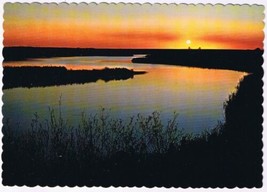 Postcard Sunset Saskatchewan Canada - £2.20 GBP