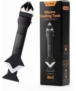 Saker Silicone Caulking Tools-3 in 1 Sealant Finishing Tool Grout Remove Scraper - $19.94