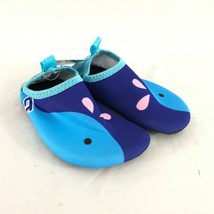 Cior Toddler Boys Water Shoes Slip On Barefoot Whale Blue Size 24/25 US 8/8.5 - £7.76 GBP