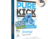 12x Pack Pure Kick Jolly Rancher Blue Raspberry Drink Mix | 6 Stick Each... - £24.28 GBP