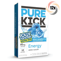 12x Pack Pure Kick Jolly Rancher Blue Raspberry Drink Mix | 6 Stick Each | .79oz - £24.17 GBP