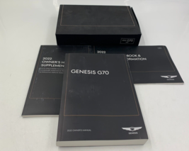 2022 Genesis Owners Manual Guide Set with Case OEM A03B37050 - £38.93 GBP