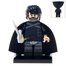 Minifigure Custom Toy Jon Snow Game of Thrones HBO series - £4.00 GBP