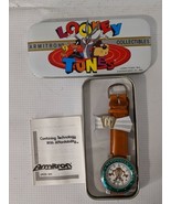 Taz Tazmanian Devil Poignet Montre 1994 Looney Toons 2200/67 Cuir Marron... - $864.50 MXN