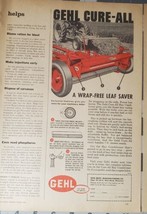 Gehl Cure All Hay Conditioner Advertisement 1961 - $14.03