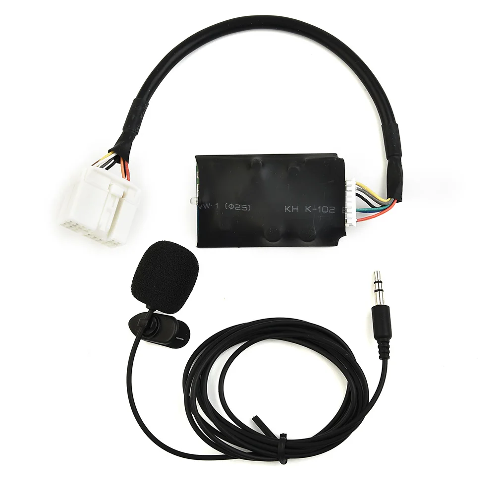 Bluetooth Car Audio Adapter with Aux Cable and Handsfree Microphone for Honda - £25.80 GBP
