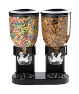 MAXPERKX Home Food Storage Double Cereal Dispenser - Pasta, Flour, Rice,... - £11.82 GBP+