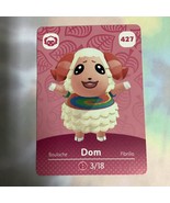 Animal Crossing Amiibo Card Dom Series 5 - $168.13 MXN