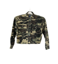 Forever 21 Camo Shirt Jacket Size Small Green - £15.06 GBP