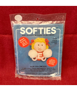 Vintage Softies soft sculpture face kit cheerleader 2101 magnet pin craf... - £2.38 GBP