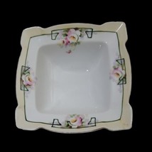 Vintage Nippon Hand Painted Wild Rose Bowl  Floral Pattern Small Serving Dish  - £19.26 GBP