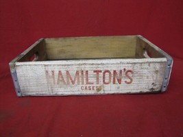 Unique Vintage Wooden Hamilton&#39;s Case Crate - £36.99 GBP