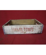 Unique Vintage Wooden Hamilton&#39;s Case Crate - $49.49