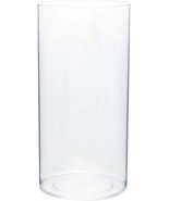 Flower Vase Acrylic Cylinder - Decorative Centerpiece For Home Or Weddin... - £26.73 GBP