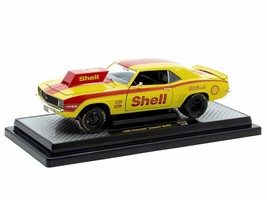 1969 Chevrolet Camaro SS/RS &quot;Shell Oil&quot; Yellow with Red Stripes Limited Edition  - £45.49 GBP