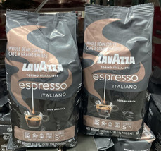 2 Packs Lavazza Caffe Whole Bean Organic Coffee Cafe Grains Entiers 35.2 oz - $37.31