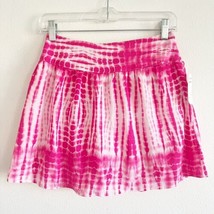 NWT Speechless Kids Girl’s Mini Skirt 14 Pink Tie Dye Elastic Waist Line Shorts - £10.38 GBP