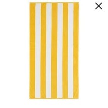 Hotel Collection Resort Cabana Stripe Cotton 40&quot; X 70&quot; Beach Towel T4103657 - £27.74 GBP