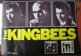 THE KINGBEES Rare POSTER 1981 POLYGRAM DAN KORTCHMAR 83*62 cm NY Rythmn ... - $49.50