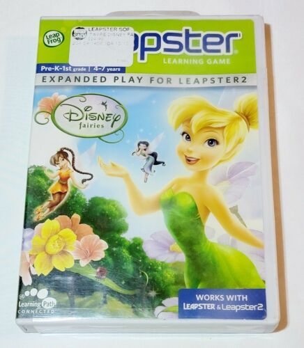 Leapster Disney Fairies Electronic Learning Game Cartridge 4-7 Years. NEW SEALED - $4.93