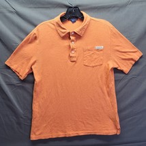 Ralph Lauren Polo Shirt Boys Sz Large Orange U.S.R.L Short Sleeve Youth - £12.40 GBP