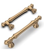 Amerdeco 10 Pack Champagne Bronze Cabinet Pulls 375 Inch96mm Hole Center... - $546.51 MXN