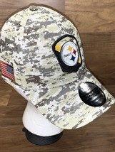 New Era Pittsburgh Steelers 2023 Salute To Service 39THIRTY Fitted Hat S... - £18.75 GBP