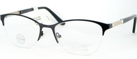 New W/ Tag Luxe WLO462 462 001 Shiny Black Eyeglasses Frame WL0462 54-18-140 Mm - £18.29 GBP