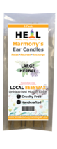 Large Herbal Beeswax Harmony&#39;s Ear Candles- 6 Pack - £23.05 GBP