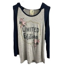 Lily Bleu Shirt Hooded Floral Limited Edition Girls Size Large 14 USA St... - $19.69 CAD