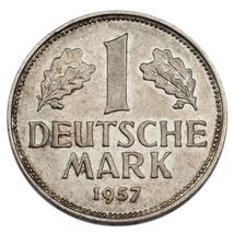 1957-D Germany Federal Republic Mark (XF Condition) KM# 110 - $108.48