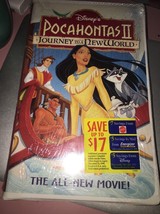 Pocahontas II (2) Viaje a un Nuevo Mundo Cinta VHS Walt Disney Factory Sellado - £11.94 GBP
