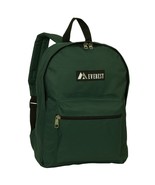 Everest Luggage Basic Backpack - Dark Green - $19.79