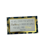 Psalm 91:4 Scripture Wall Decor He Will Cover You With His Feathers Sign... - €9,42 EUR