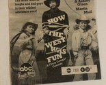 How The West Was Fun Tv Print Ad Vintage Olson Twins Martin Mull TPA4 - $5.93