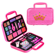 Kids Makeup Kit for Girl Make Up Remover Real Washable Non Toxic Princess Set - £18.76 GBP