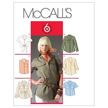 McCall&#39;s Patterns M5052 Misses&#39;/Miss Petite Shirt in 2 Lengths and Tie B... - £5.89 GBP