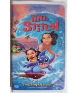 DISNEY Lilo &amp; Stitch Animated Family Video VHS 2002 EXCELLENT Tested COL... - £4.78 GBP
