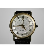 Men&#39;s Lucien Piccard 14k Yellow Gold Dress Wristwatch with Date - £506.08 GBP