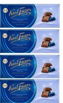 FAZER Karl Fazer Blueberry Yoghurt Crisps in milk chocolate  8 x 200 g  - £51.32 GBP