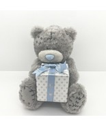 Me To You Tatty Teddy Grey Bear Holding Present Plush Soft Stuffed Toy W... - £19.34 GBP