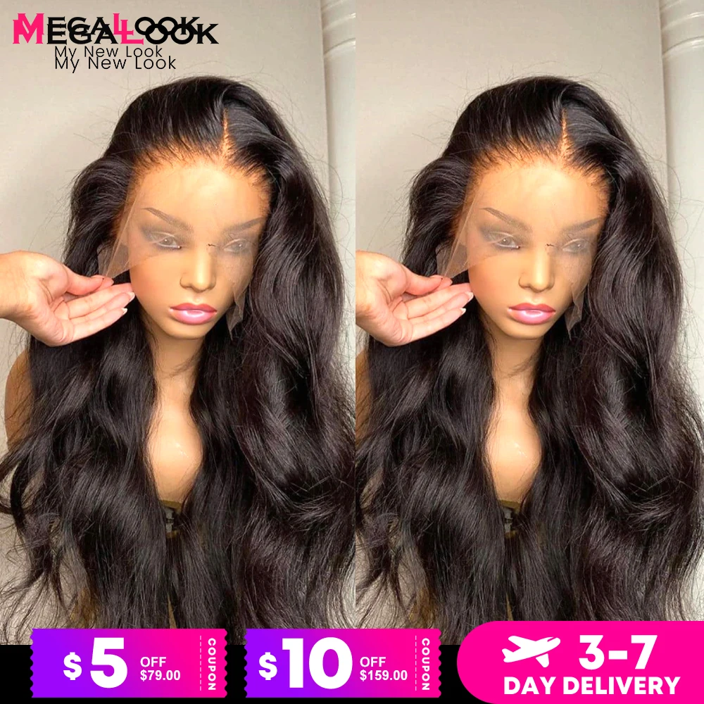 Body Wave Lace Front Wig 360 Full Lace Front Human Hair Wigs For Women 28  - £33.10 GBP+