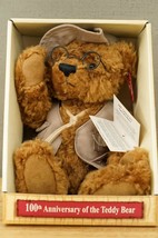 Vintage NOS Dan Dee Plush 100th Anniversary Teddy&#39;s Teddy Roosevelt Bear Boxed - £27.45 GBP