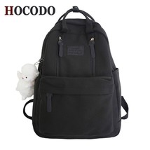  female backpack ring buckle portable women backpack multi pocket kawaii girl schoolbag thumb200
