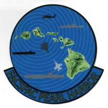 4&quot; Fleet Area Control Ford Island Facsfac Pearl Harbor Embroidered Jacket Patch - £15.94 GBP